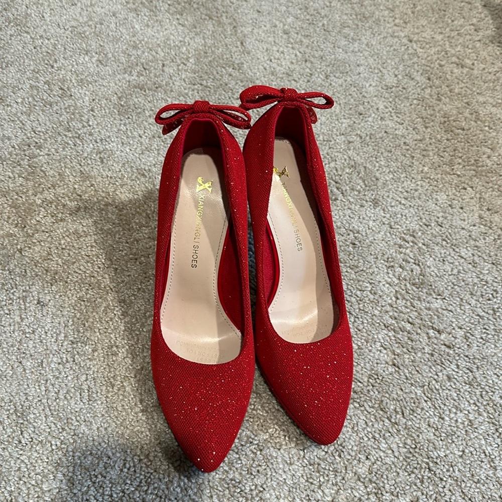 Fancy red High heels